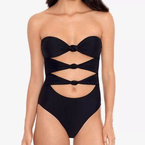 SALT + COVE Knot Front One-Piece Swimsuit